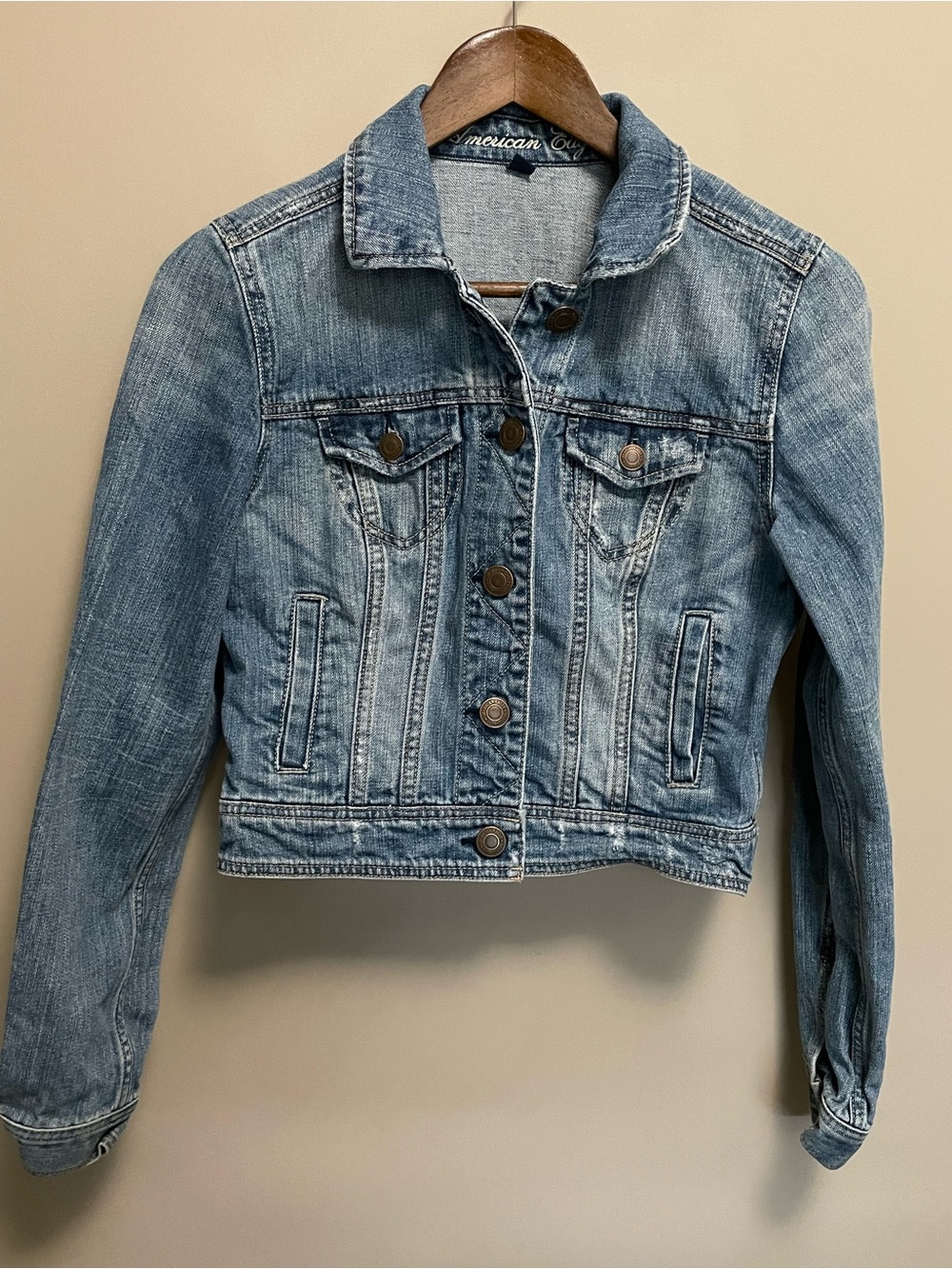 American Eagle Denim Jean Jacket Women’s Medium